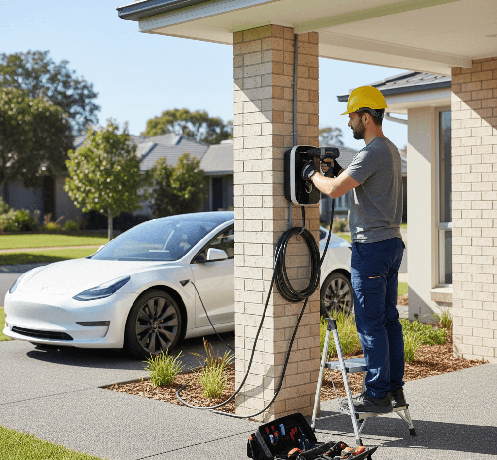EV charger installation