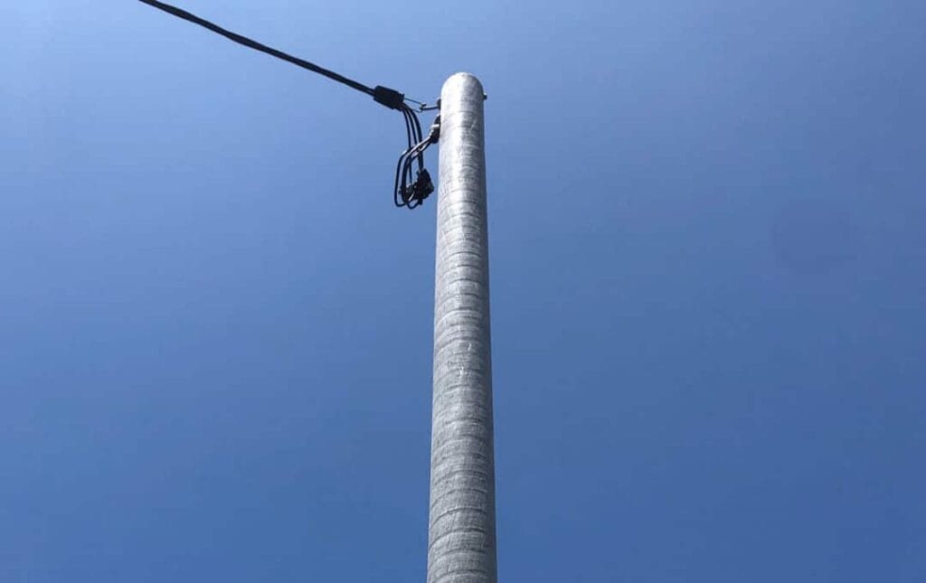 Private Power Pole Installation