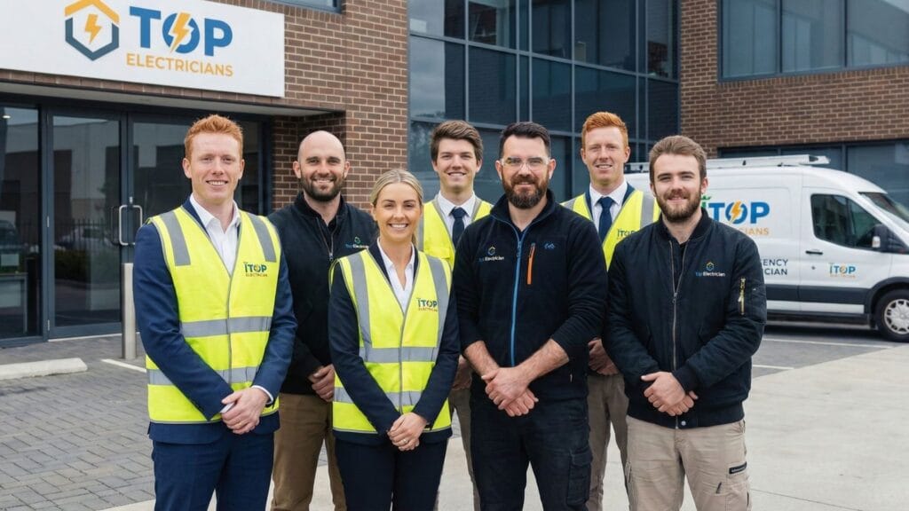 top electricians team. you can trust the top electricians team