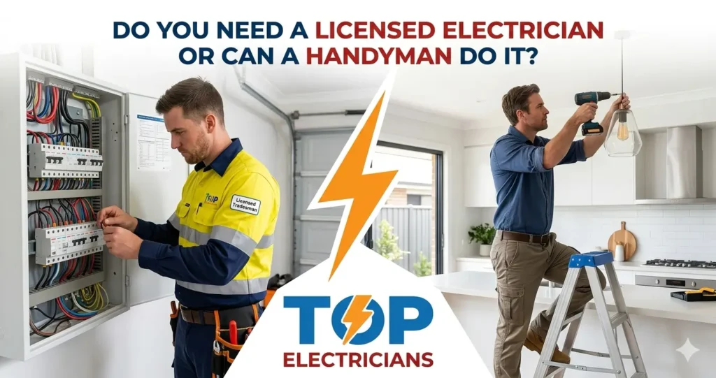 Licensed Electrician vs Handyman