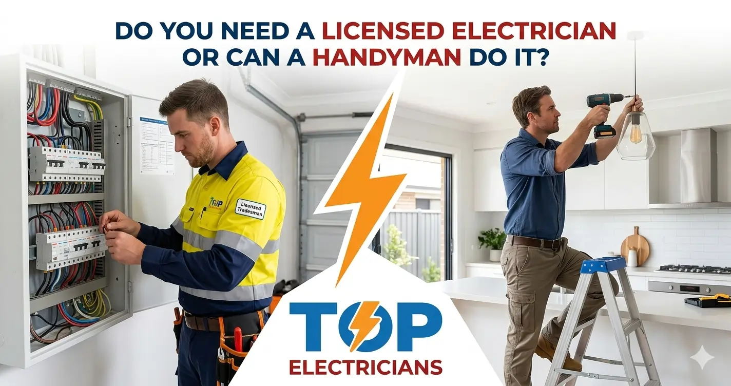 Licensed Electrician vs Handyman