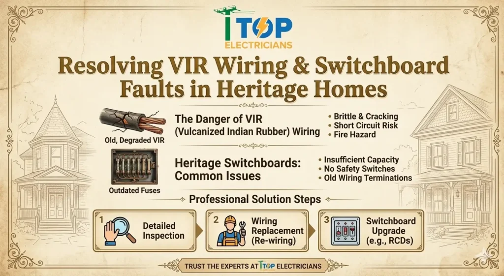 Wiring & Switchboard Faults in Heritage Homes