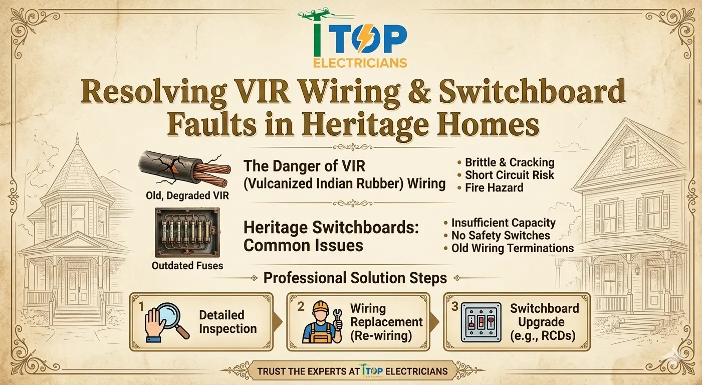 Wiring & Switchboard Faults in Heritage Homes