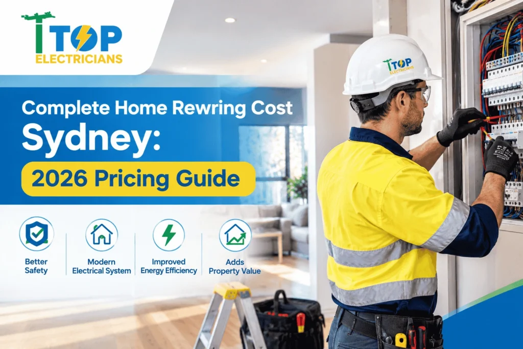 Complete Home Rewiring Cost Sydney 2026 Pricing Guide
