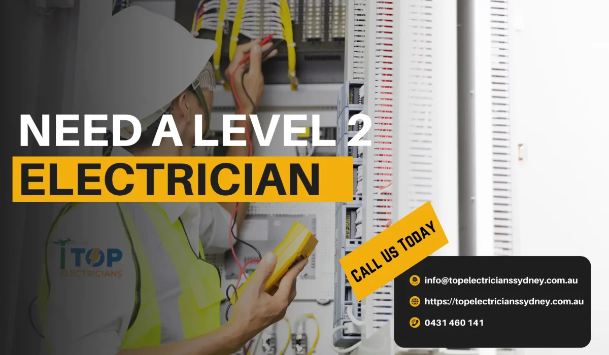 Need Level 2 electrician